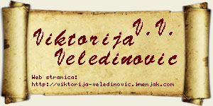 Viktorija Veledinović vizit kartica